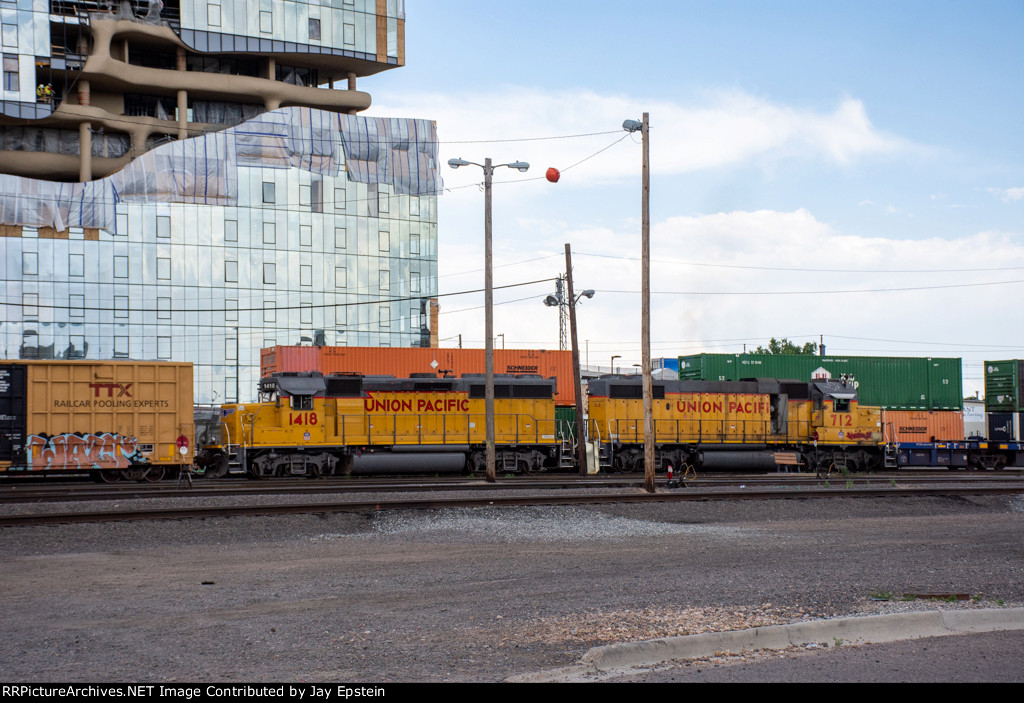 Two UP Geeps Switch 36th St Yard